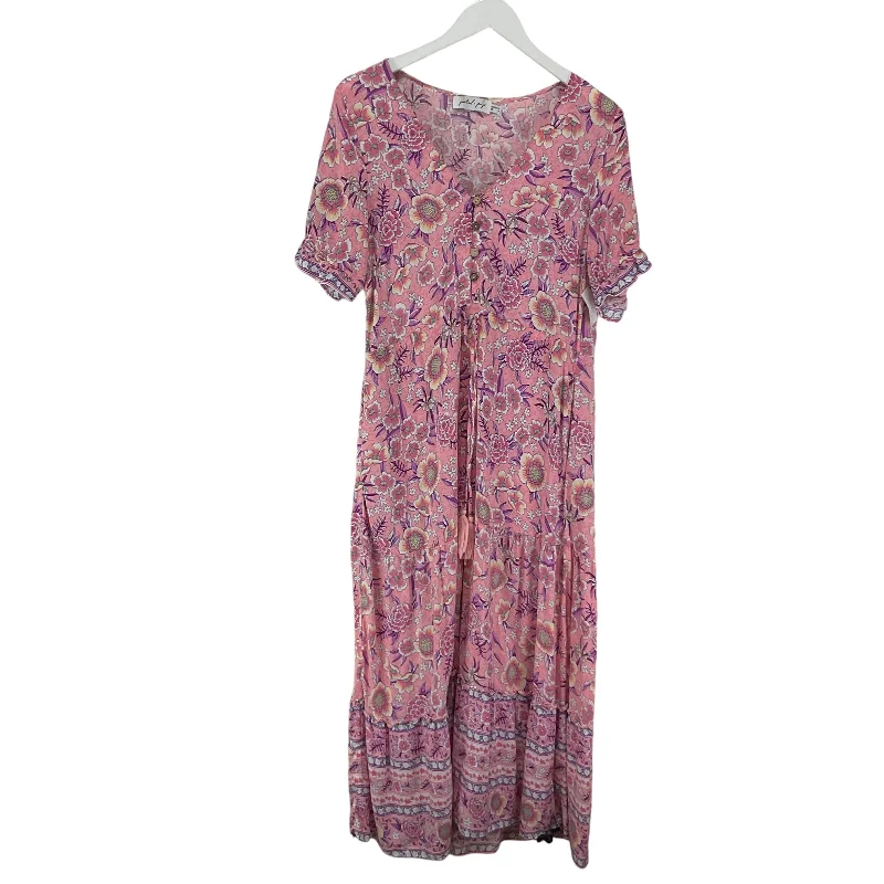 Dress Casual Maxi By Clothes Mentor In Pink, Size: L