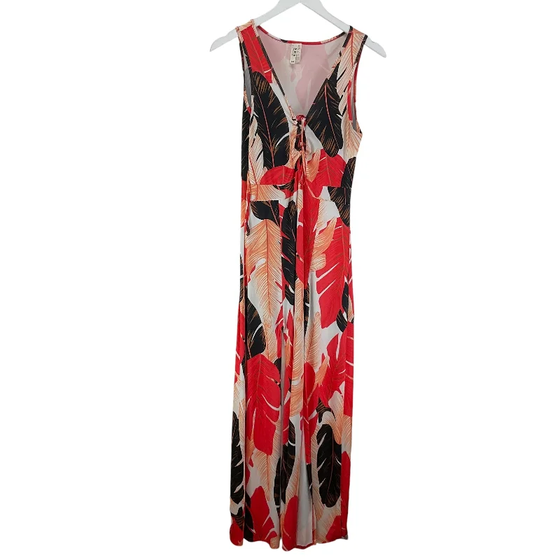 Dress Casual Maxi By Clothes Mentor In Tropical Print, Size: L