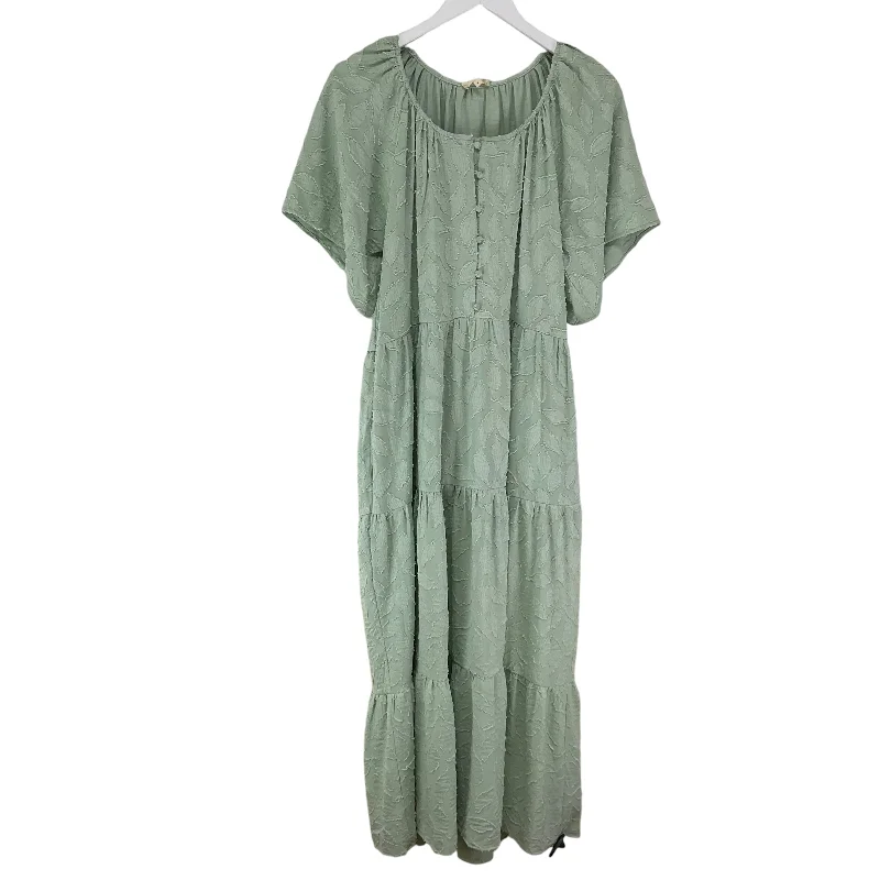 Dress Casual Maxi By Roolee In Green, Size: M