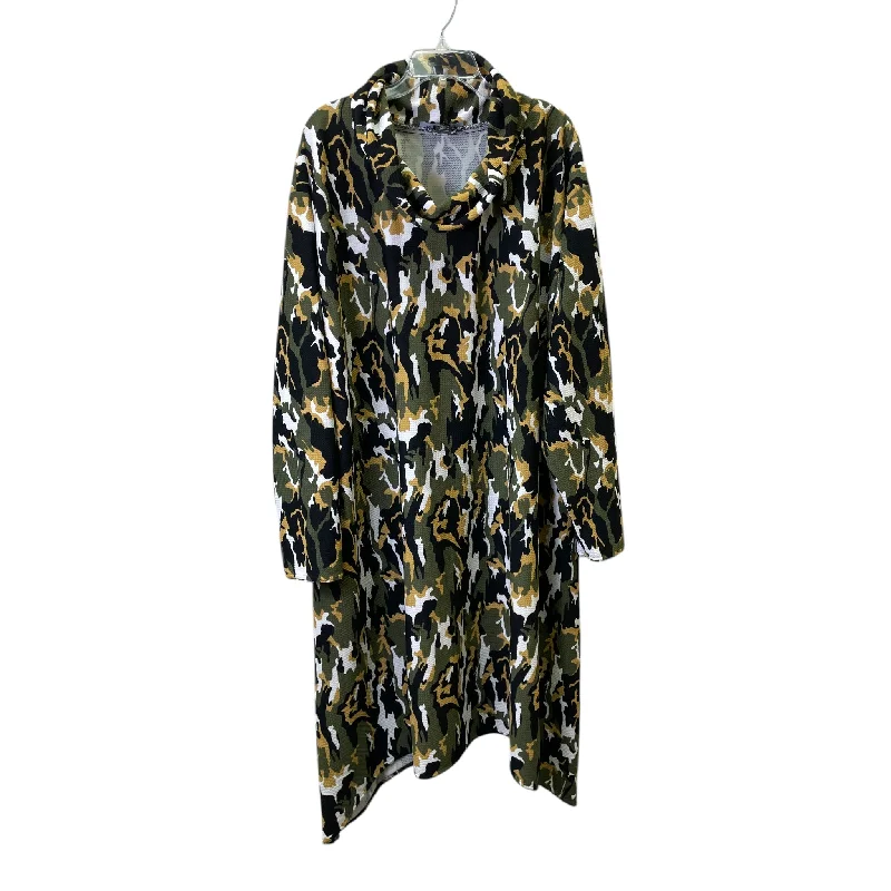 Dress Casual Midi By Ashley Stewart In Camouflage Print, Size:4X