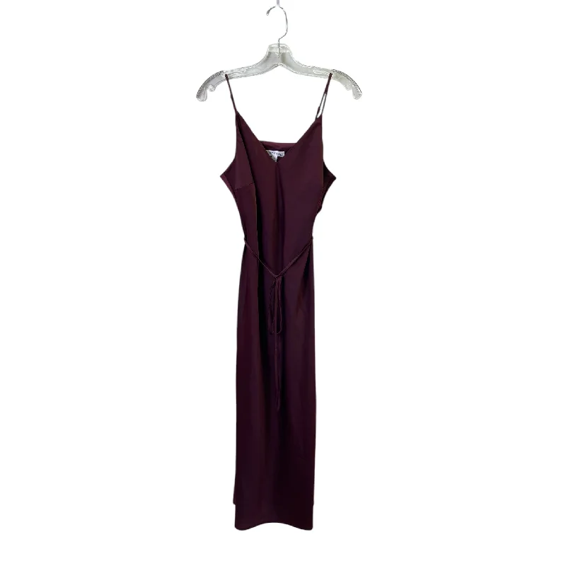 Dress Party Long By Prologue In Maroon, Size:S